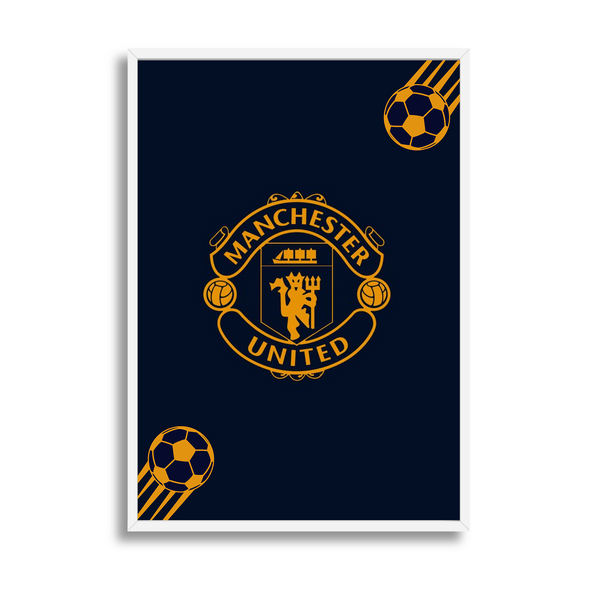 Manchester United Golden Wall Art - The Mortal Soul