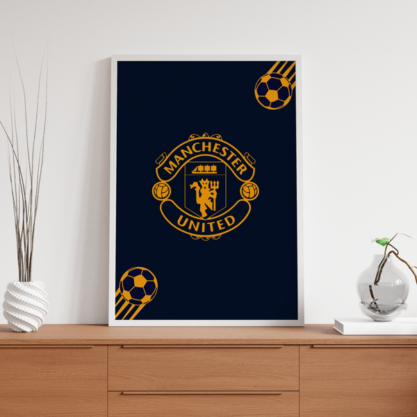 Manchester United Golden Wall Art - The Mortal Soul