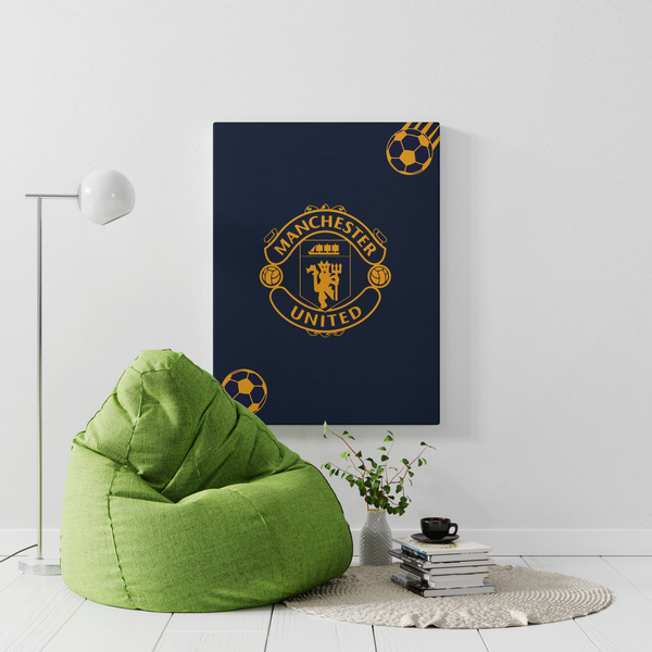 Manchester United Golden Wall Art - The Mortal Soul
