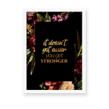 It does not get easier, you get stronger Wall Art - The Mortal Soul