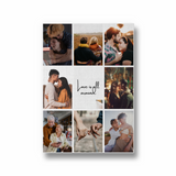 Love is all around 8 Image Custom Collage Wall Art - The Mortal Soul