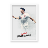Robert Lewandowski White Wall Art - The Mortal Soul
