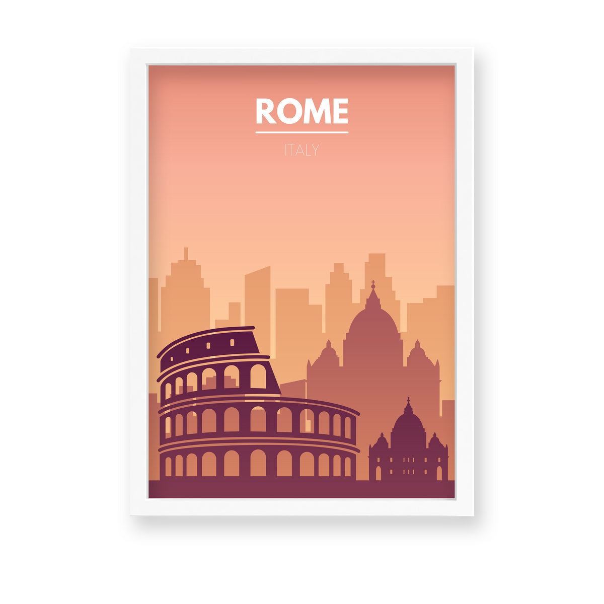 Rome Minimal Wall Art – The Mortal Soul