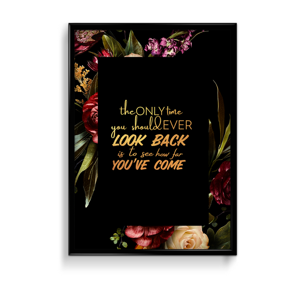 The only time you should ever look back Wall Art - The Mortal Soul