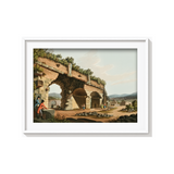 Part of the grand gallery of the Temple of Diana (1810) illustrated by Luigi Mayer