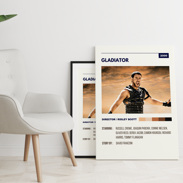 Gladiator Retro Wall Art - The Mortal Soul