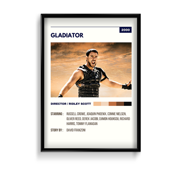 Gladiator Retro Wall Art - The Mortal Soul