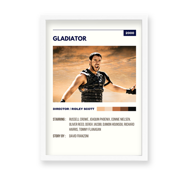 Gladiator Retro Wall Art - The Mortal Soul