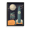 Road to Space - Mission to mars Wall Art - The Mortal Soul
