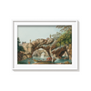 View at Villa Scabrosa illustrated by Luigi Mayer (1755-1803)