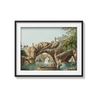 View at Villa Scabrosa illustrated by Luigi Mayer (1755-1803)