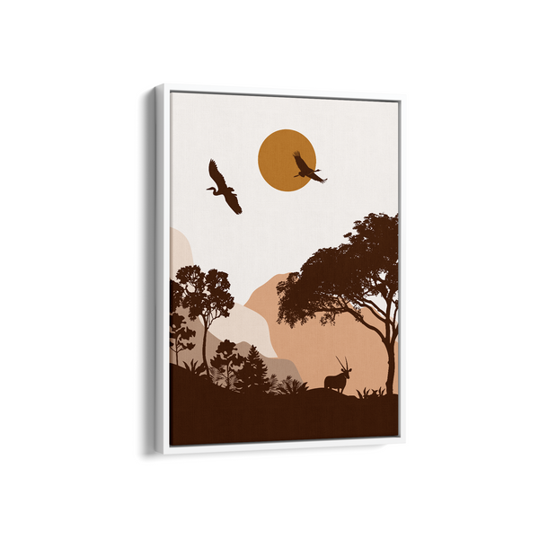 Fragile Smoke Landscape Modern Wall Art - The Mortal Soul
