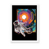Life in space - Abstract Poster - The Mortal Soul