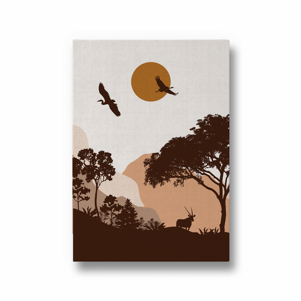 Fragile Smoke Landscape Modern Wall Art - The Mortal Soul