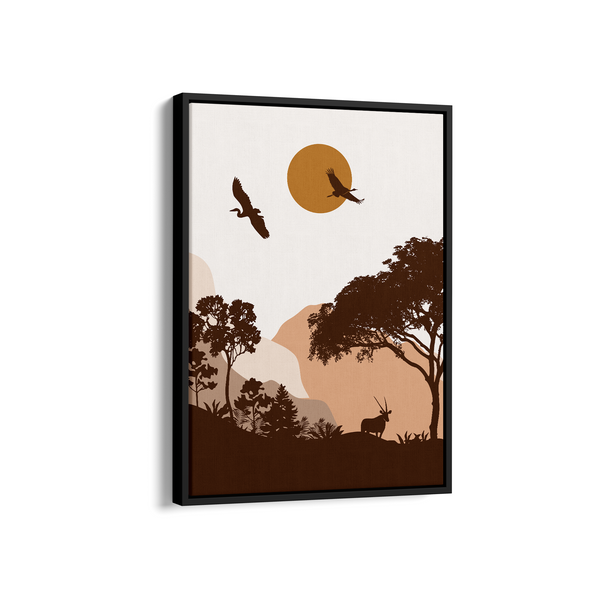 Fragile Smoke Landscape Modern Wall Art - The Mortal Soul
