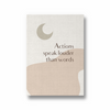 Actions speak louder than words Quote Wall Art - The Mortal Soul