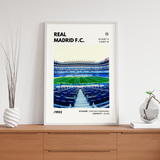 Real Madrid F.C. Stadium (Santiago Bernabeu) Premium Wall Art - The Mortal Soul