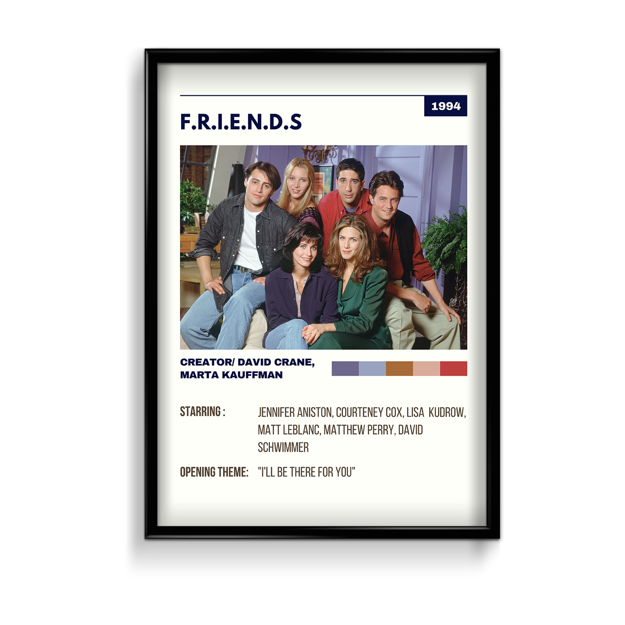 F.R.I.E.N.D.S Series Poster - The Mortal Soul