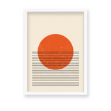 Azure Geometric Modern Wall Art - The Mortal Soul