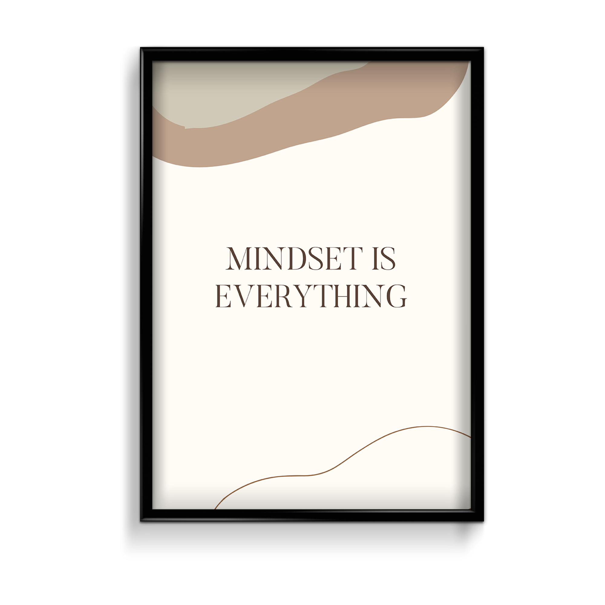 Mindset is everything Quote Wall Art - The Mortal Soul