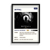 Skyfall James Bond Retro Wall Art