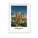 New Delhi Colored City Art - The Mortal Soul