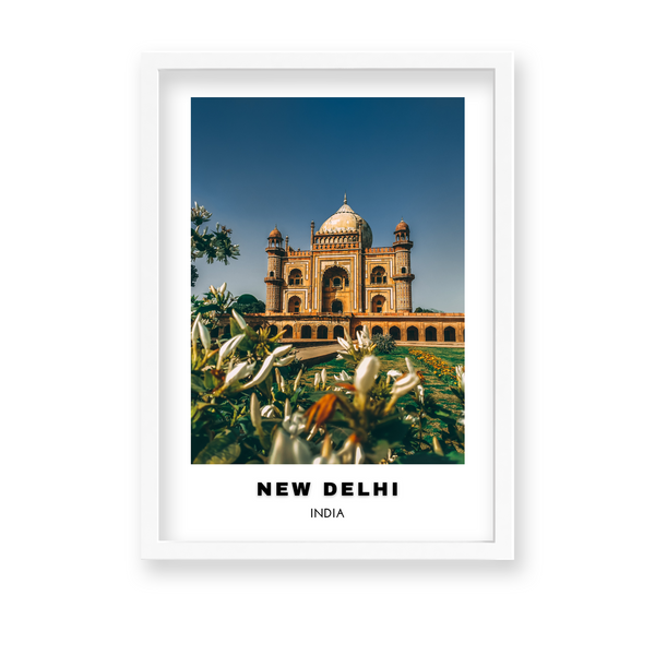New Delhi Colored City Art - The Mortal Soul