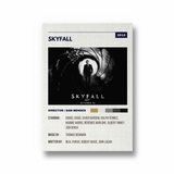 Skyfall James Bond Retro Wall Art