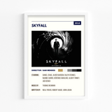 Skyfall James Bond Retro Wall Art