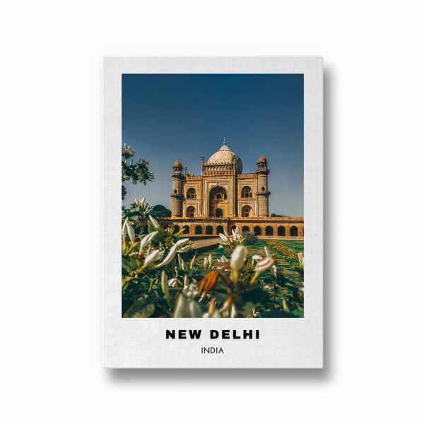 New Delhi Colored City Art - The Mortal Soul