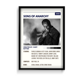Sons of Anarchy Retro Wall Art - The Mortal Soul