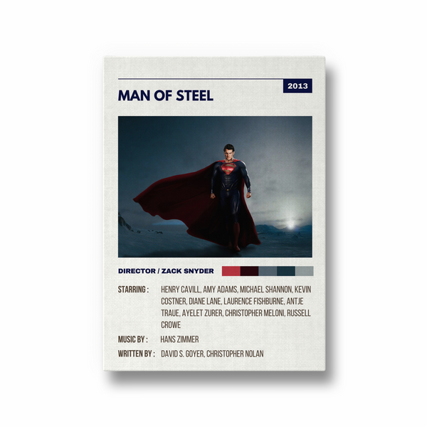 Man of Steel Superman Retro Wall Art