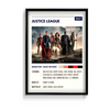 Justice League Retro Wall Art