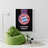 FC Bayern Munich Dark Premium Wall Art - The Mortal Soul