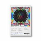A head full of dreams Coldplay Album Poster