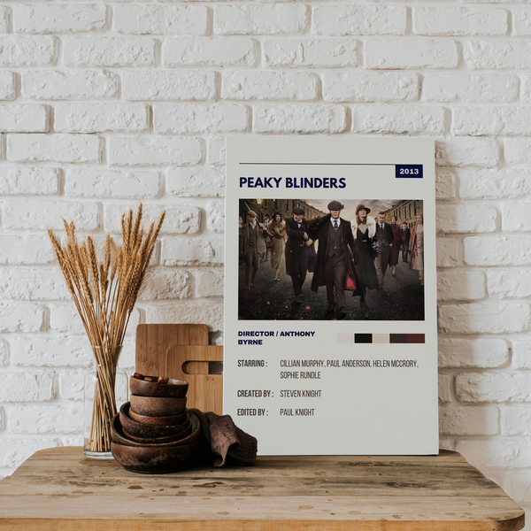 Peaky Blinders Retro Wall Art - The Mortal Soul