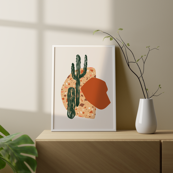 Satisfaction Abstract Modern Wall Art - The Mortal Soul