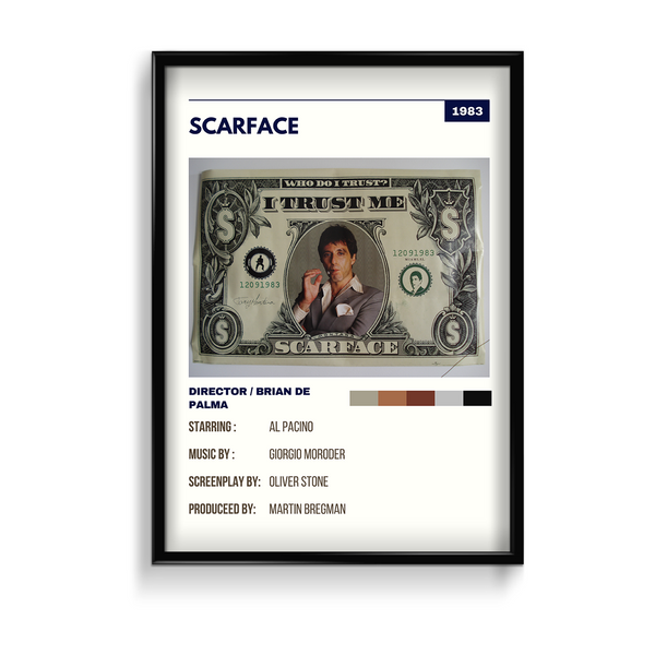 Scarface Retro Wall Art