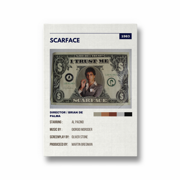 Scarface Retro Wall Art
