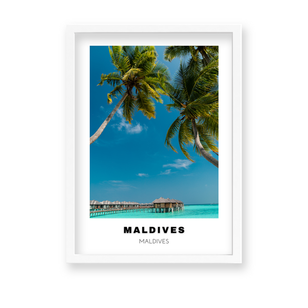 Maldives Colored City Art - The Mortal Soul