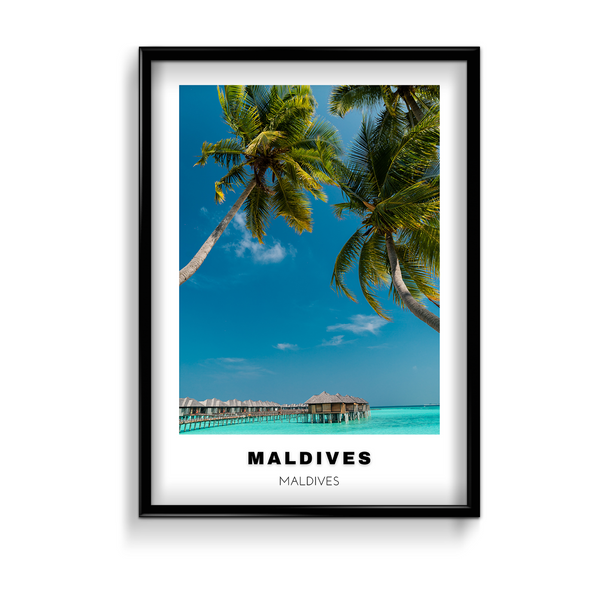 Maldives Colored City Art - The Mortal Soul