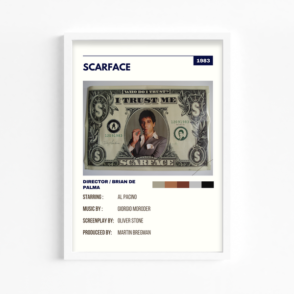 Scarface Retro Wall Art
