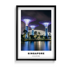 Singapore Colored City Art - The Mortal Soul