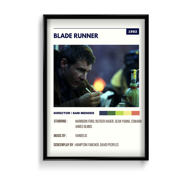 Blade Runner Retro Wall Art