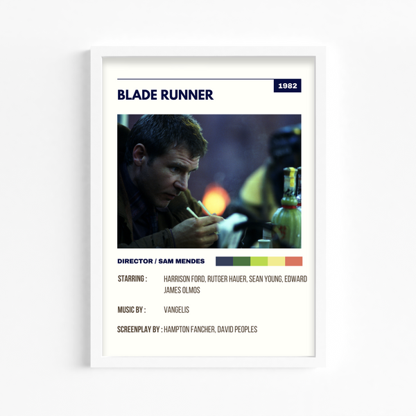 Blade Runner Retro Wall Art