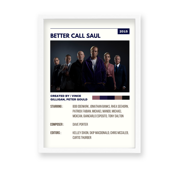 Better Call Saul Retro Wall Art - The Mortal Soul