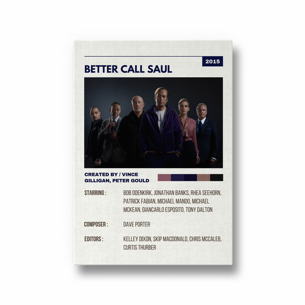 Better Call Saul Retro Wall Art - The Mortal Soul