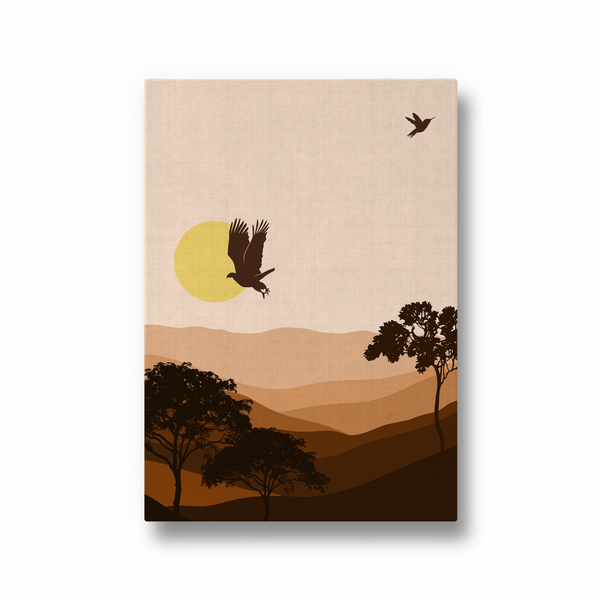 Divine Afternoon Landscape Modern Wall Art - The Mortal Soul