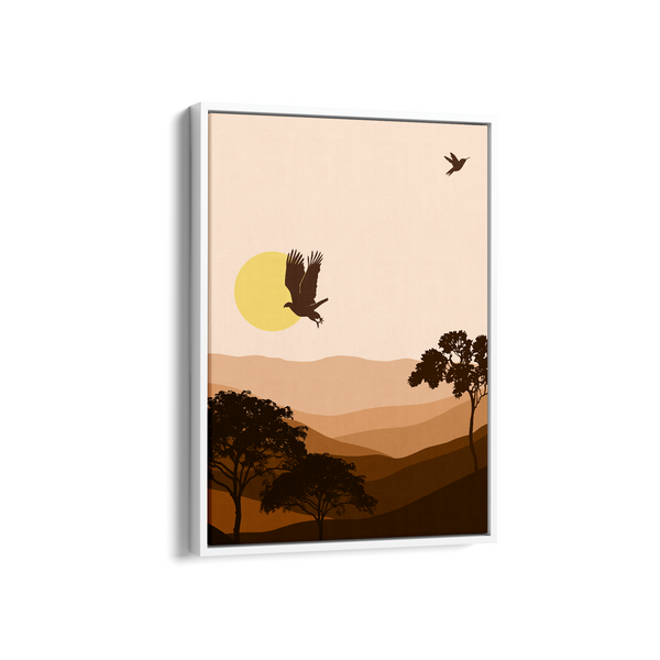 Divine Afternoon Landscape Modern Wall Art - The Mortal Soul