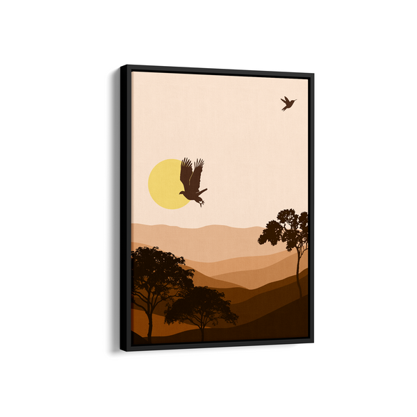 Divine Afternoon Landscape Modern Wall Art - The Mortal Soul